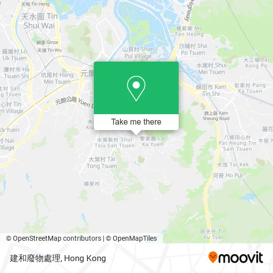 建和廢物處理 map