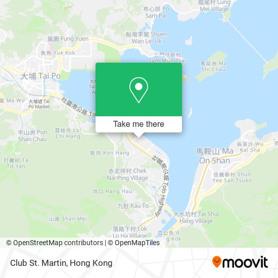 Club St. Martin map