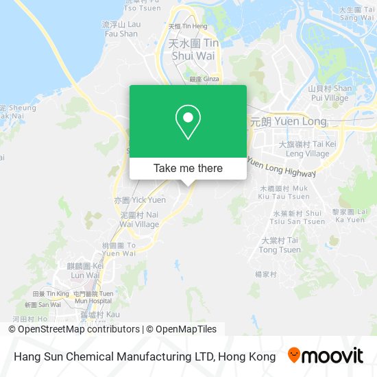 Hang Sun Chemical Manufacturing LTD map