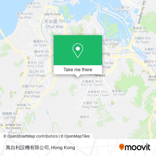 萬自利設機有限公司 map