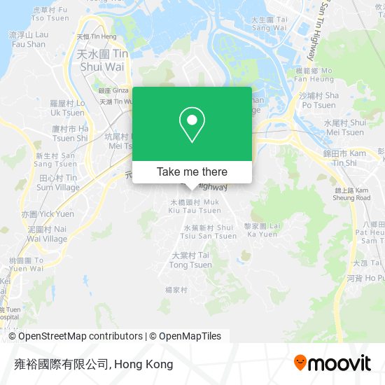 雍裕國際有限公司 map