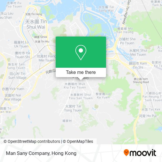 Man Sany Company地圖