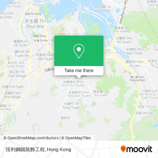 恆利鋼鐵裝飾工程 map