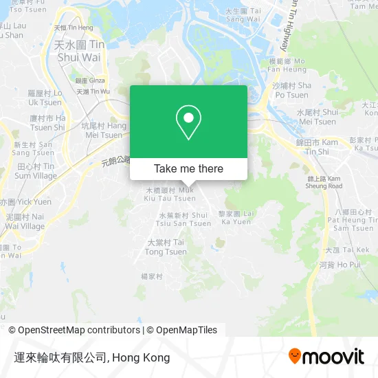 運來輪呔有限公司地圖