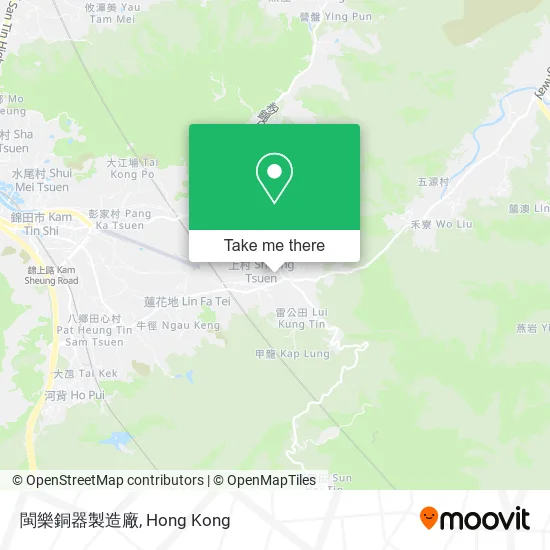 閩樂銅器製造廠地圖
