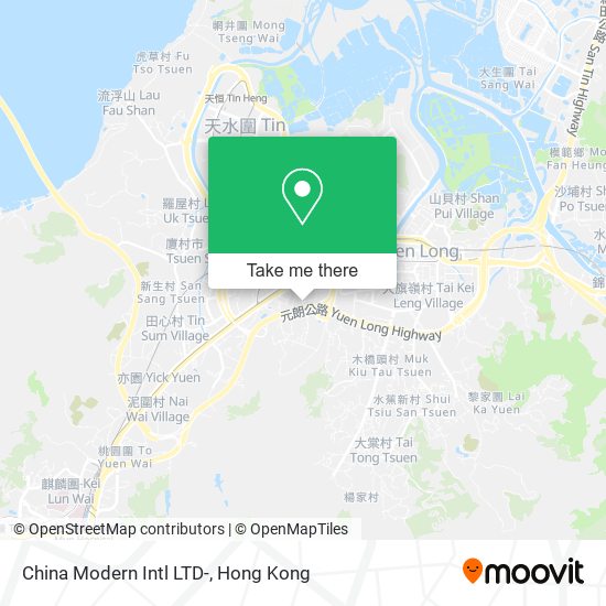 China Modern Intl LTD-地圖