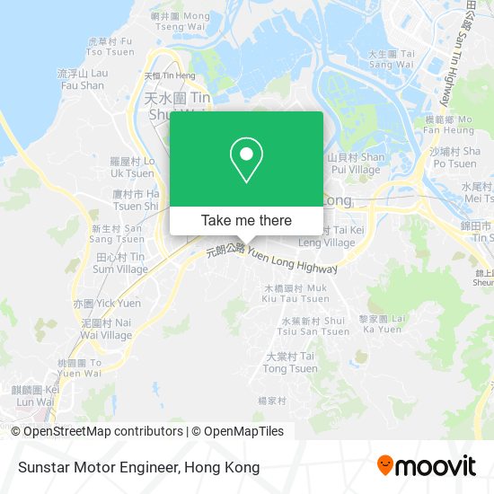 Sunstar Motor Engineer map