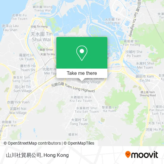 山川社貿易公司地圖