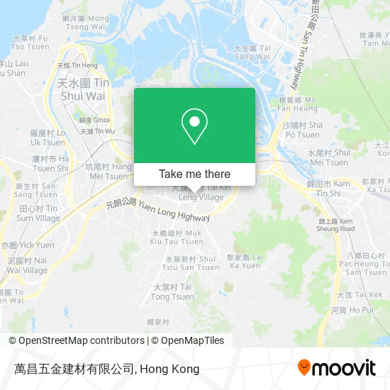 萬昌五金建材有限公司 map
