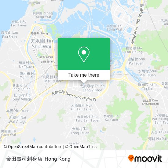 金田壽司刺身店 map