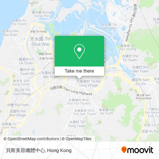 貝斯美容纖體中心 map