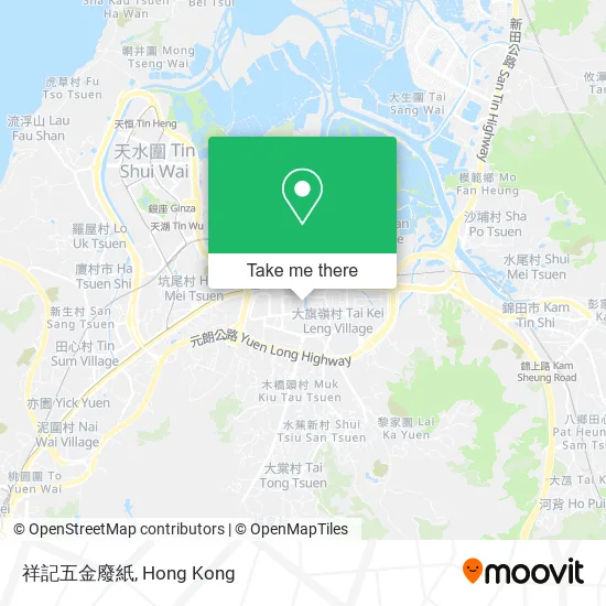 祥記五金廢紙 map