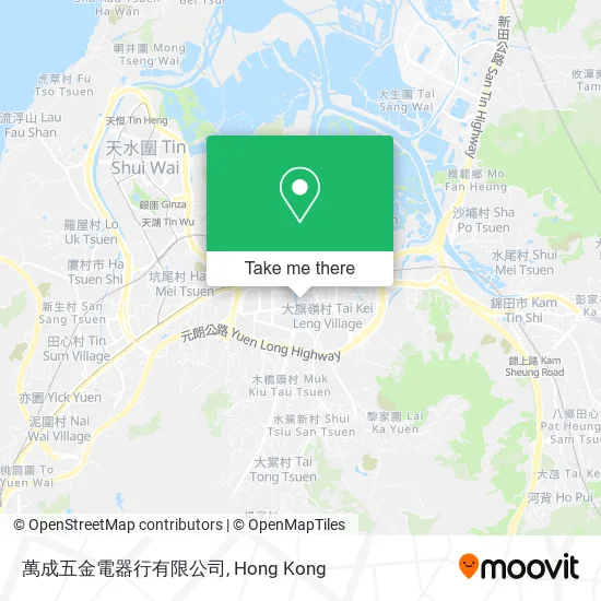 萬成五金電器行有限公司 map