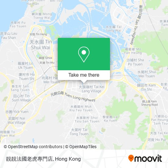 靚靚法國老虎專門店 map