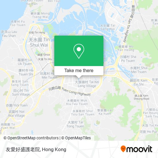 友愛好盛護老院 map