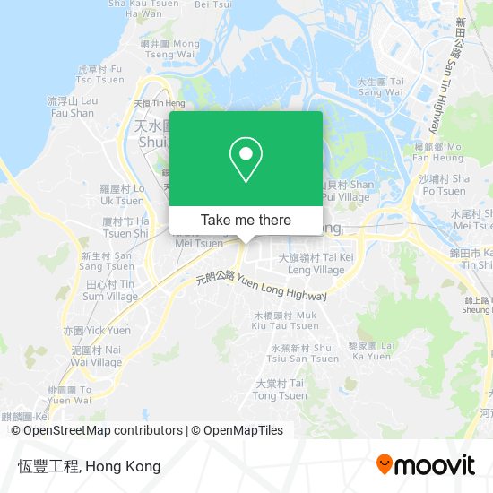 恆豐工程 map