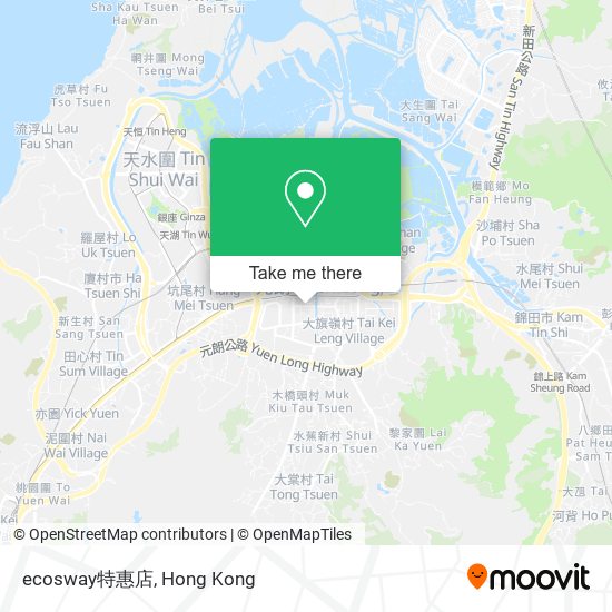 ecosway特惠店 map