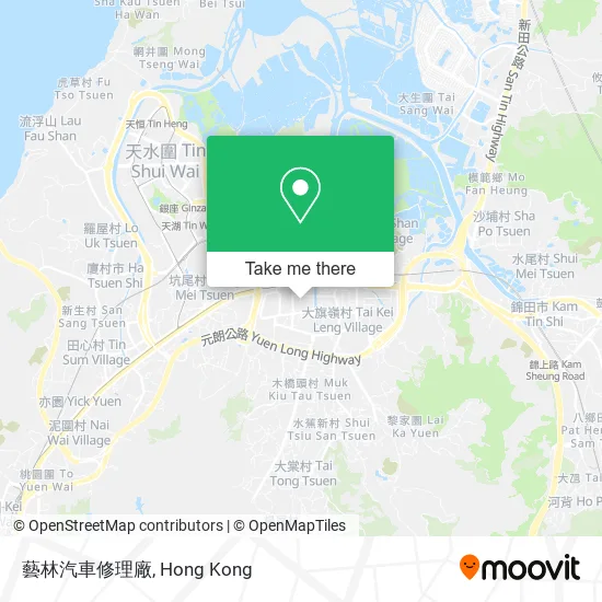 藝林汽車修理廠地圖