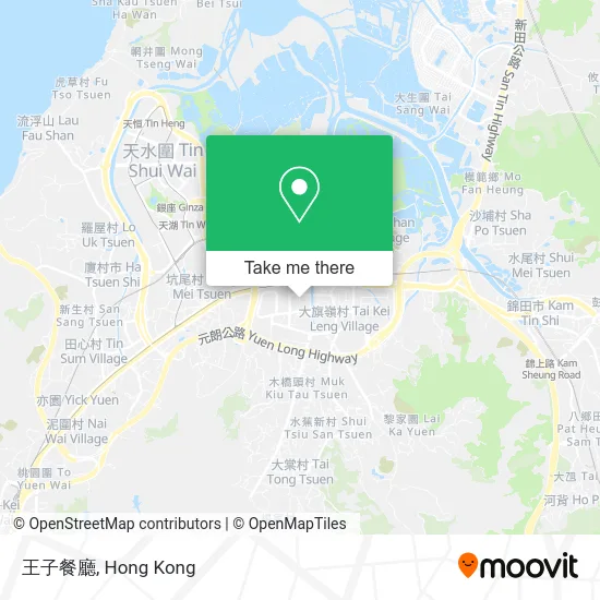 王子餐廳 map