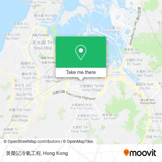 黃榮記冷氣工程地圖