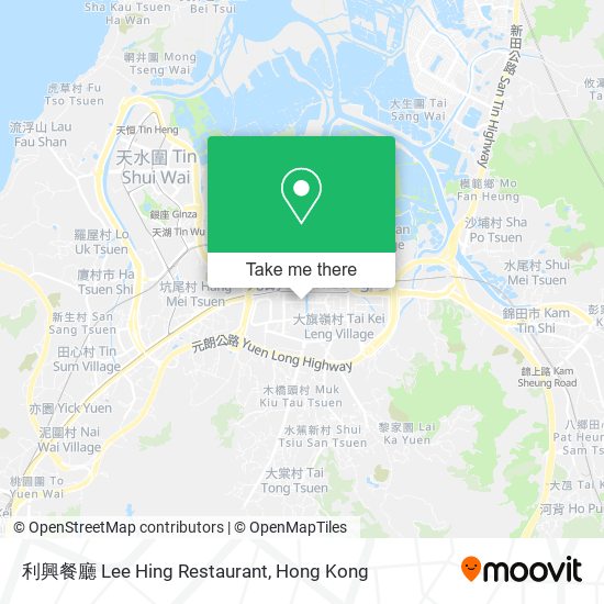 利興餐廳 Lee Hing Restaurant map