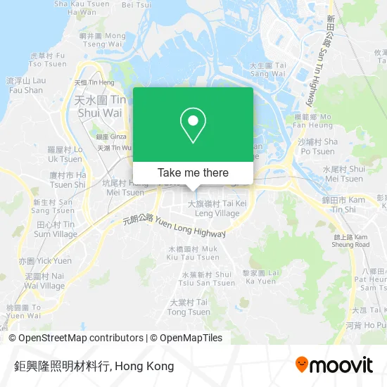 鉅興隆照明材料行地圖