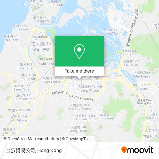 金莎貿易公司 map