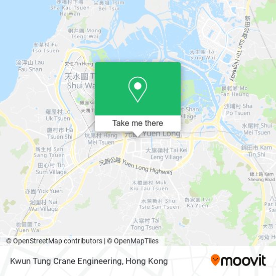 Kwun Tung Crane Engineering map