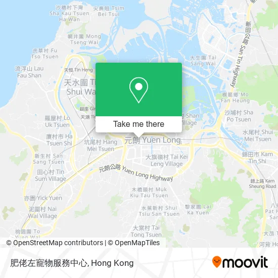 肥佬左寵物服務中心地圖