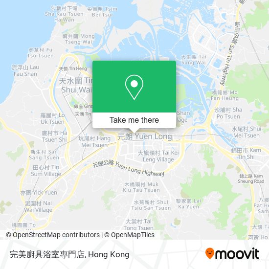 完美廚具浴室專門店 map