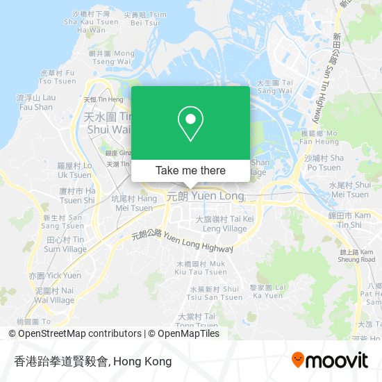 香港跆拳道賢毅會 map