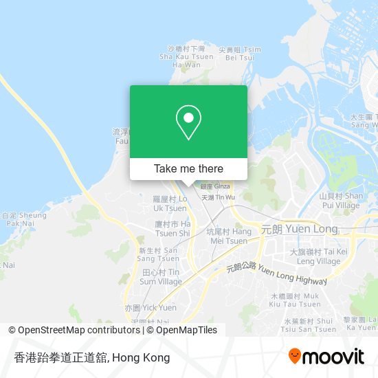 香港跆拳道正道舘 map