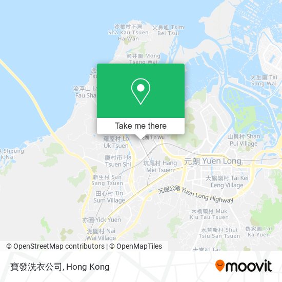 寶發洗衣公司 map