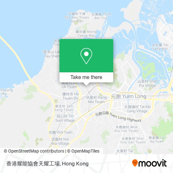 香港耀能協會天耀工場 map