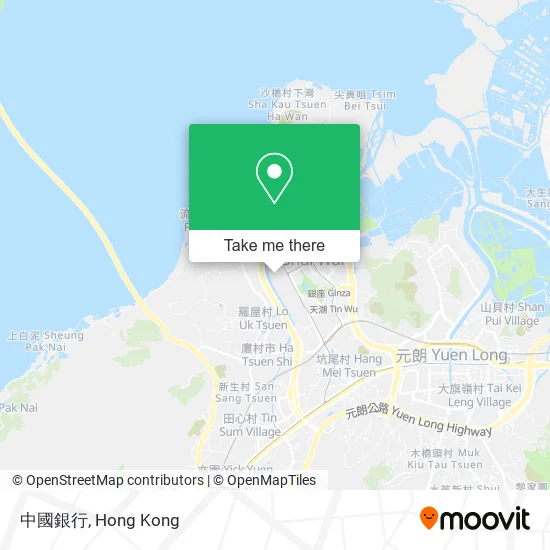 中國銀行 map