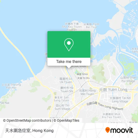 天水圍急症室 map