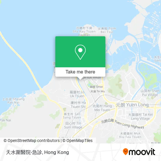 天水圍醫院-急診 map
