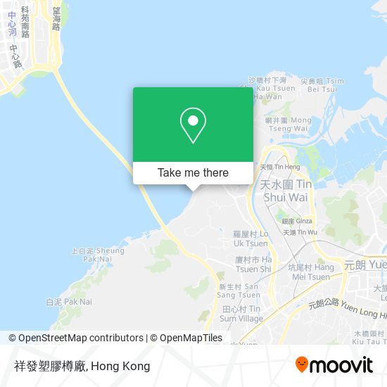 祥發塑膠樽廠地圖