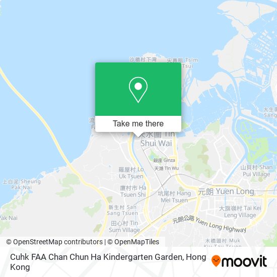 Cuhk FAA Chan Chun Ha Kindergarten Garden map