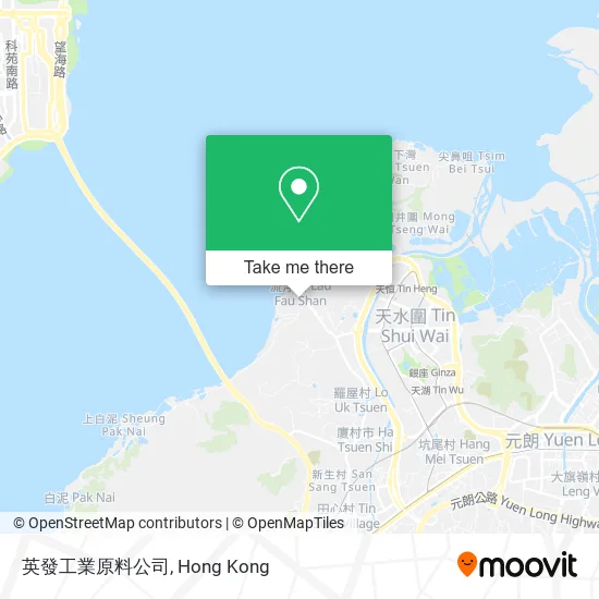 英發工業原料公司 map