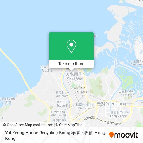 Yat Yeung House Recycling Bin 逸洋樓回收箱 map