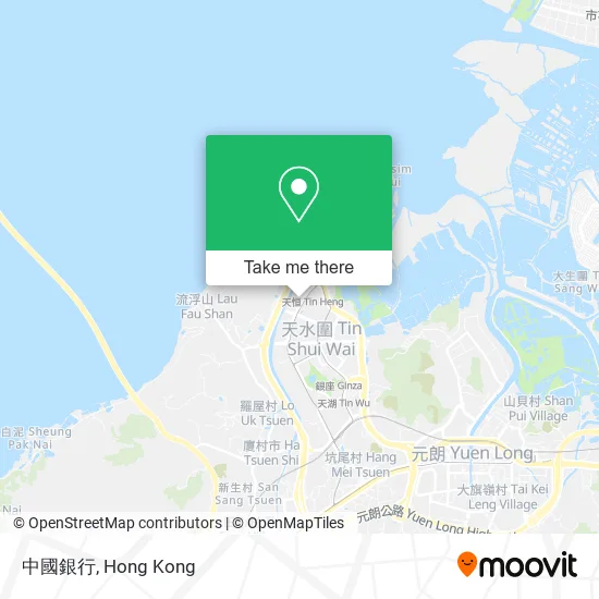 中國銀行地圖