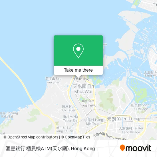 滙豐銀行 櫃員機ATM(天水圍) map