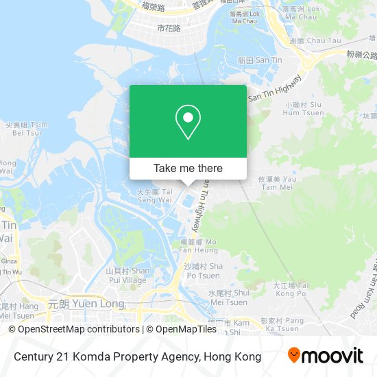 Century 21 Komda Property Agency map