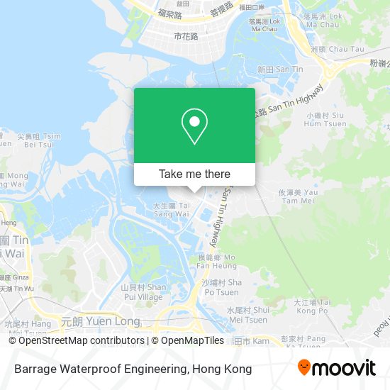 Barrage Waterproof Engineering map