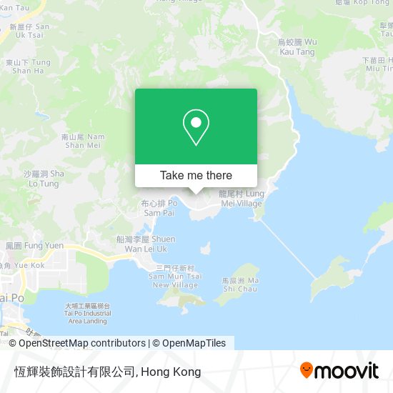 恆輝裝飾設計有限公司 map