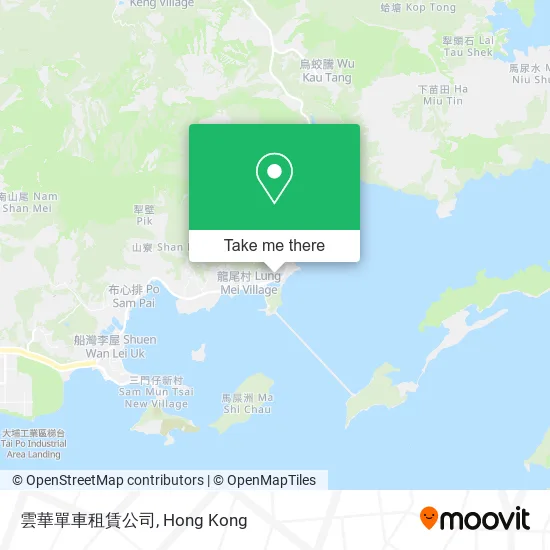 雲華單車租賃公司 map