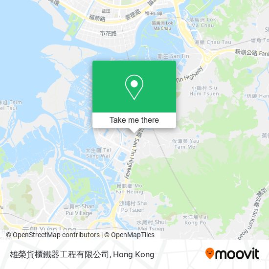 雄榮貨櫃鐵器工程有限公司 map