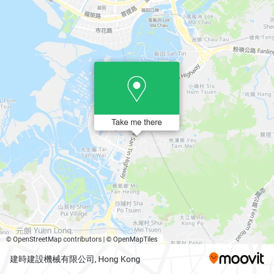 建時建設機械有限公司地圖