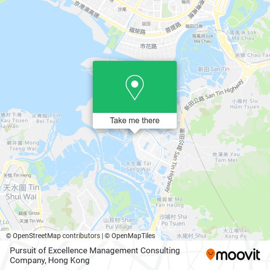 Pursuit of Excellence Management Consulting Company map